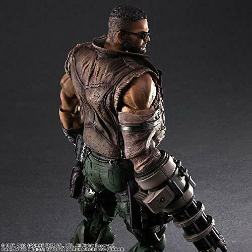 Final Fantasy VII Remake Play Arts Kai Barret Wallace Version 2 Figure NEW_8