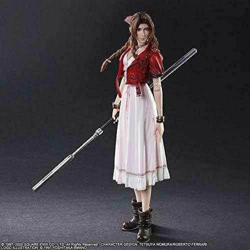Final Fantasy VII Remake Play Arts Kai Aerith Gainsborough Figure NEW from Japan_3