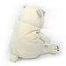 Shinada Global Mochi Kuma Bear White M size ‎MOKU-0230W Plastic H22xW14xD14cm_2