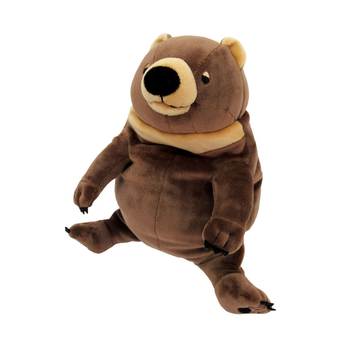 Shinada Global Mochi Kuma Bear Brown M size ‎MOKU-0230B Plastic H22xW14xD14cm_1