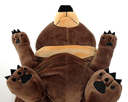Shinada Global Mochi Kuma Bear Brown L size MOKU-0350B Polyester H30xW22xD22cm_2