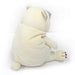 Shinada Global Mochi kuma Bear White L size ‎MOKU-0350W Polyester H30xW22xD22cm_2