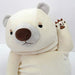 Shinada Global Mochi kuma Bear White L size ‎MOKU-0350W Polyester H30xW22xD22cm_3