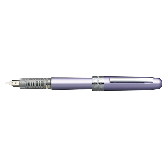 Platinum Plaisir Fountain Pen Violet ‎PGB1000 28F Pearl processing on aluminum_2