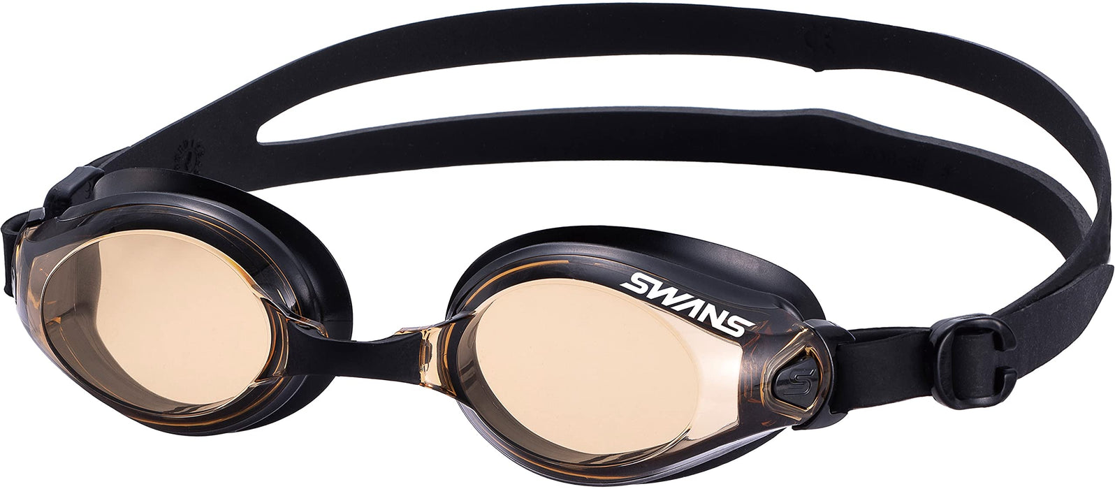 SWANS  Swimming Goggles SW-45N BR Brown Fitness Adult Made in Japan Plastic NEW_1