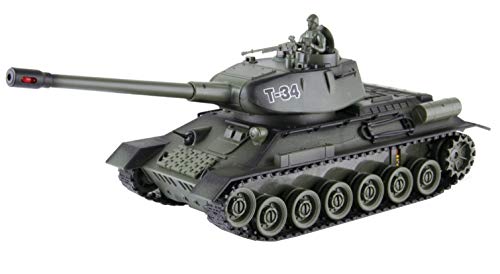 DOYUSHA RC WORLD BATTLE TANK T-34 Type 27MHz Infrared Battle System NEW_1