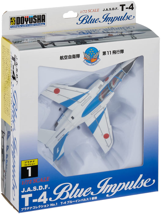 DOYUSHA 1/72 JASDF T-4 Blue Impulse No.01 Painted Finished Product Figure NEW_4