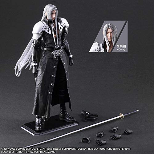 Square Enix Final Fantasy VII Remake Play Arts Kai Sephiroth Action Figure NEW_7