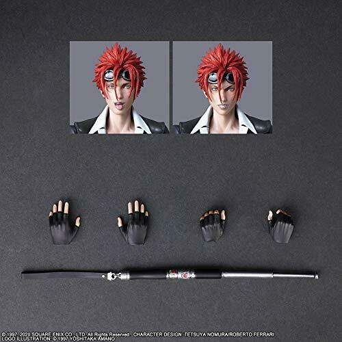 Square Enix Final Fantasy VII Remake Play Arts Kai Reno Figure NEW from Japan_2