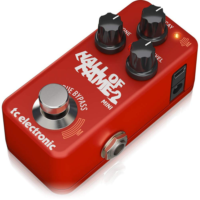 tc electronic Reverb HALL OF FAME 2 MINI Reverb Red ‎000-DTM00-00010 CompactSize_3
