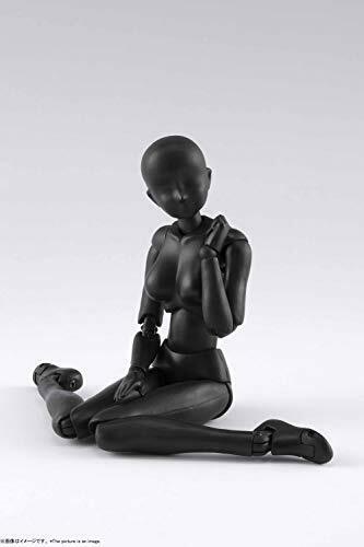 S.H.Figuarts Body-chan DX Set 2 (Solid Black Color Ver.) Figure NEW from Japan_2