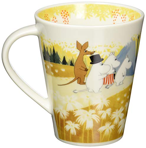 YamaKa MOOMIN Ruonto mug large Moomin house Made in Japan MM3204-35 Yellow 500ml_2
