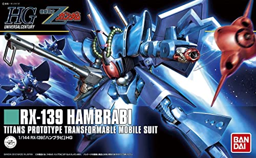 Bandai Spirits HGUC Mobile Suit Z Gundam RX-139 Hambrabi 1/144 Plastic Model Kit_1