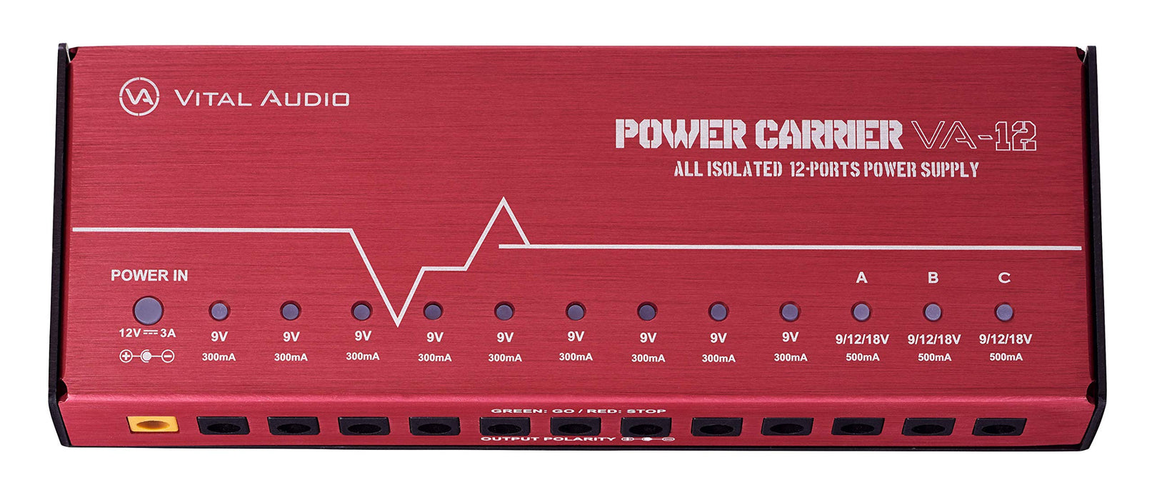 VITAL AUDIO Power CARRIER VA-12 Power Supply for Effect Pedal 9Vx9