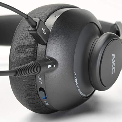 AKG K361-BT-Y3 Bluetooth Enclosed Monitor Headphones 50mm Driver Black NEW_5