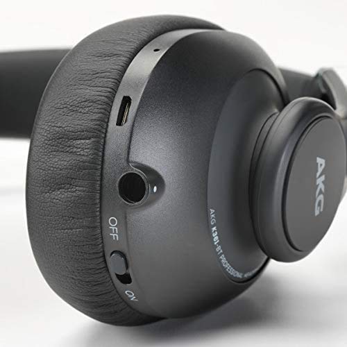 AKG K361-BT-Y3 Bluetooth Enclosed Monitor Headphones 50mm Driver Black NEW_9