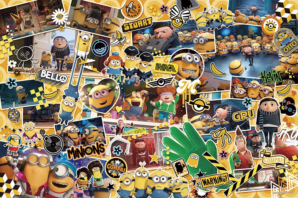 Minions Fuss 1000 Pieces  Jigsaw Puzzle Yanoman 50x75cm 10-1369 NEW from Japan_1