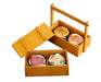 Cobaanii mokei 1/12 Memory Lane Rice Bowl Shop wooden carrying box Kit OY-14 NEW_1