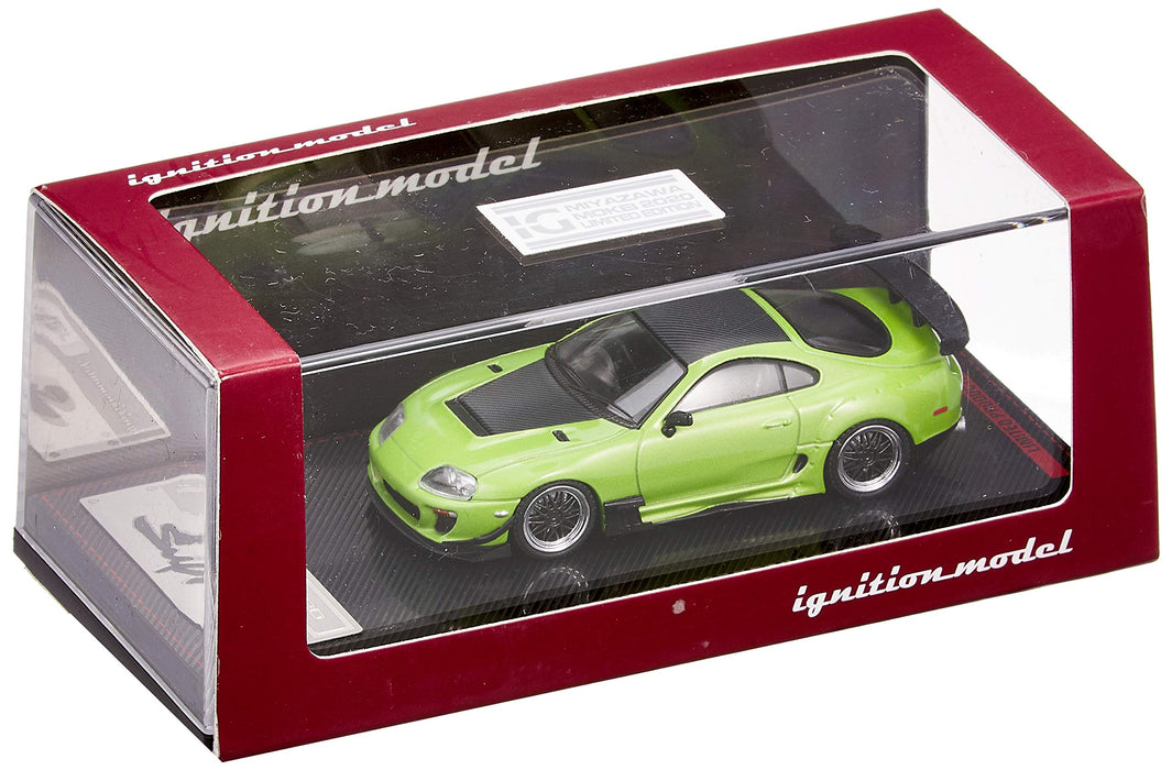 ignition model 1/64 Toyota Supra (JZA80) RZ Green Metallic Model Car IG2125 NEW_3