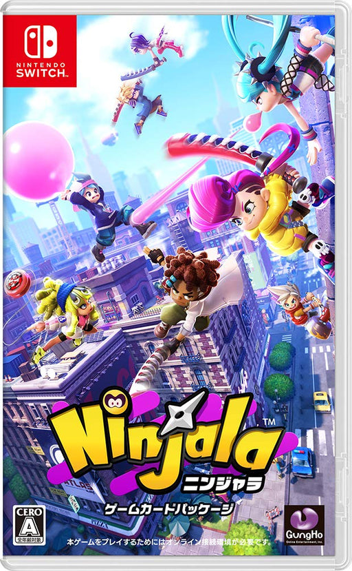 Ninjala game card package -Nintendo Switch HAC-P-AJL5A ninja gum action game NEW_1