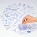 Beverly 3D Crystal Puzzle Royal Carriage Blue 67 pieces NEW from Japan_3