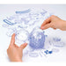Beverly 3D Crystal Puzzle Royal Carriage Blue 67 pieces NEW from Japan_4