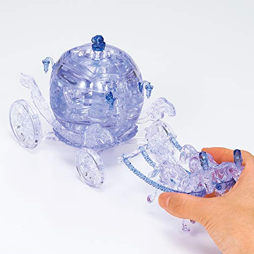 Beverly 3D Crystal Puzzle Royal Carriage Blue 67 pieces NEW from Japan_6