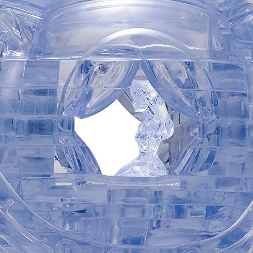 Beverly 3D Crystal Puzzle Royal Carriage Blue 67 pieces NEW from Japan_7