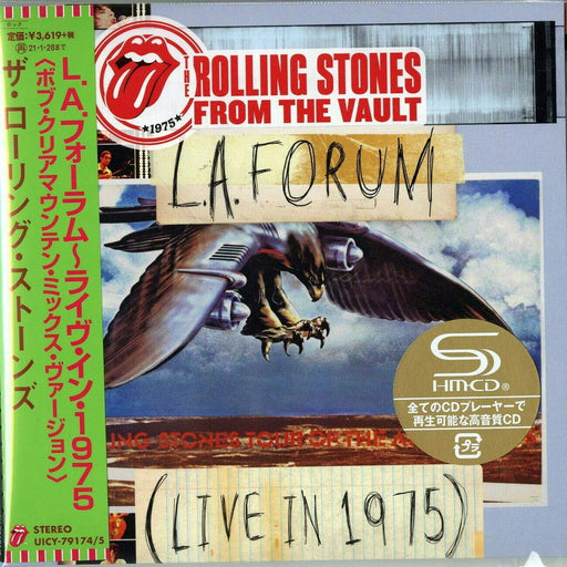 ROLLING STONES LA Forum Live In 1975 BOBCLEARMOUNTAIN MINI LP 2SHM CD UICY-79174_1