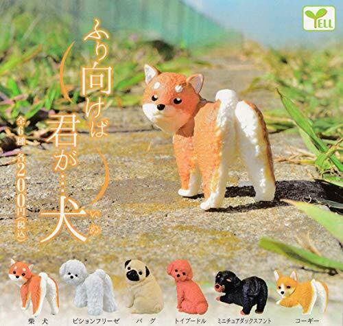 Yell turn around you dog all 6 set Gashapon capsule Complete NEW from Japan_2