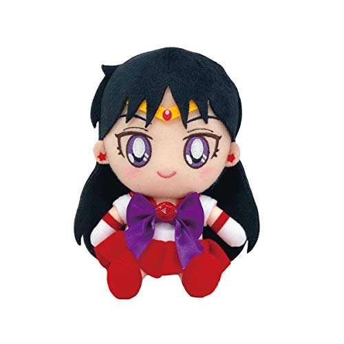 Bandai Sailor Moon Chibi Plush Doll Sailor Mars Polyester Nylon H15cm sr2155 NEW_1