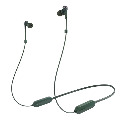 Audio-Technica SOLID BASS Wireless Earphone ATH-CKS330XBT GR Green In-Ear NEW_1