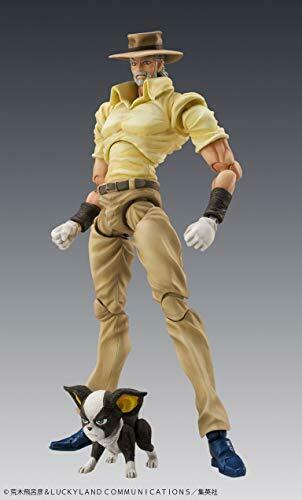 Super Action Statue JoJo's Bizarre Adventure Part 3 [Joseph Joestar & Iggy] NEW_1