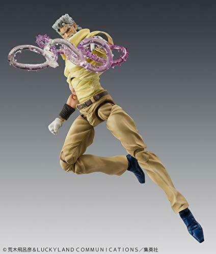 Super Action Statue JoJo's Bizarre Adventure Part 3 [Joseph Joestar & Iggy] NEW_2