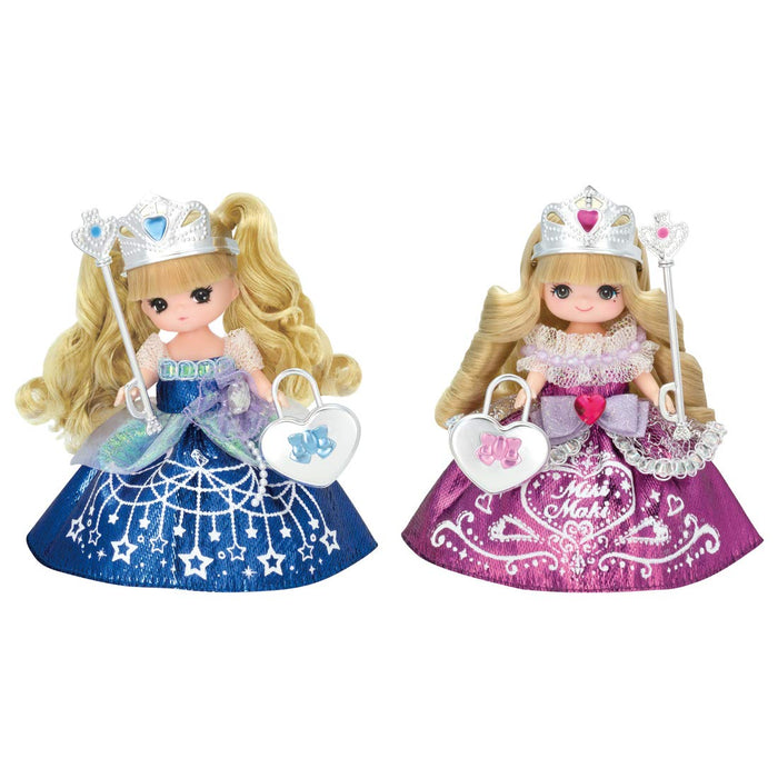 TAKARA TOMY Licca-chan Doll Miki-chan Maki-chan Prism Princess Set Fashion Doll_1