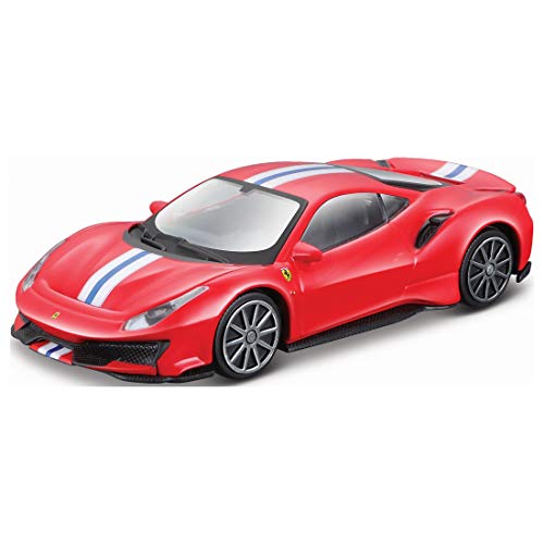 Tomica Presents Bburago Race & Play Series 3 inches 488 Pista (Red) NEW_1