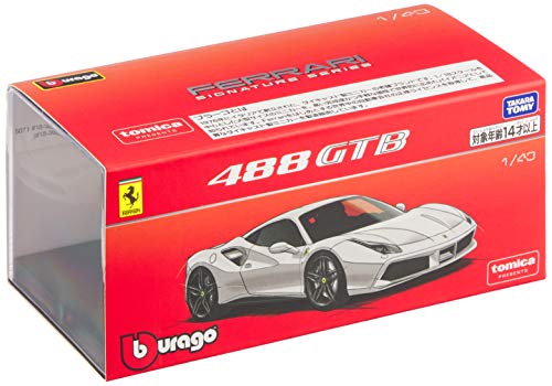 Tomica Presents Bburago Signature Series 1/43 488 GTB (White) NEW from Japan_3