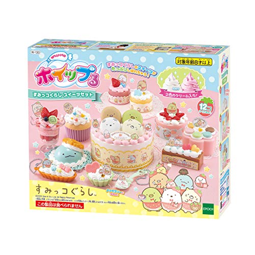 EPOCH Whipple Sumikko Gurashi Sweets Set W-130 Sweets deco looks like real cakes_1