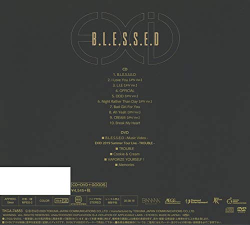 EXID B.L.E.S.S.E.D First Limited Edition CD DVD Photo Stand TKCA-74883 K-Pop NEW_2