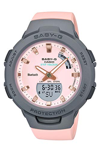 CASIO BABY-G G-SQUAD BSA-B100MC-4AJF Women's Watch Pink, Gray NEW from Japan_1