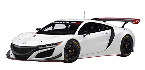 AUTOart 1/18 Honda NSX GT3 2018 White finished product 81898 NEW from Japan_1