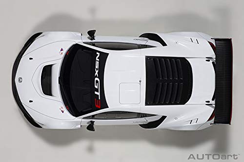 AUTOart 1/18 Honda NSX GT3 2018 White finished product 81898 NEW from Japan_4