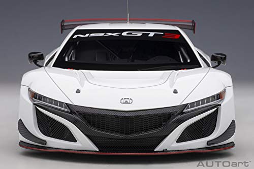 AUTOart 1/18 Honda NSX GT3 2018 White finished product 81898 NEW from Japan_6