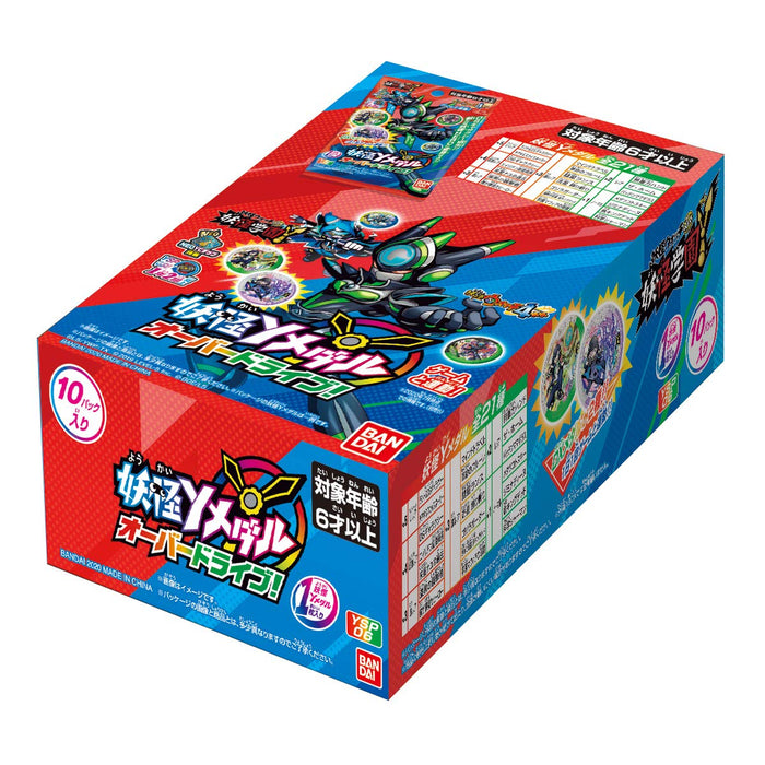 BANDAI Yo-kai Watch Yokai Y Medal Overdrive! BOX 1Box x 10Medals Plastic Toy NEW_1