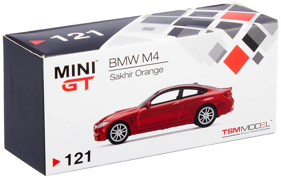 MINI GT 1/64 BMW M4 (F82) Sakhir Orange RHD Diecast Car MGT00121-R NEW_3