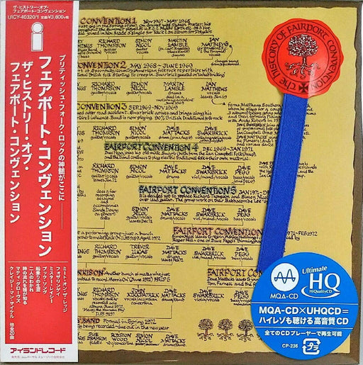 THE HISTORY OF FAIRPORT CONVENTION MQA UHQ MINI LP 2 CD HI-RES Audio UICY-40320_1