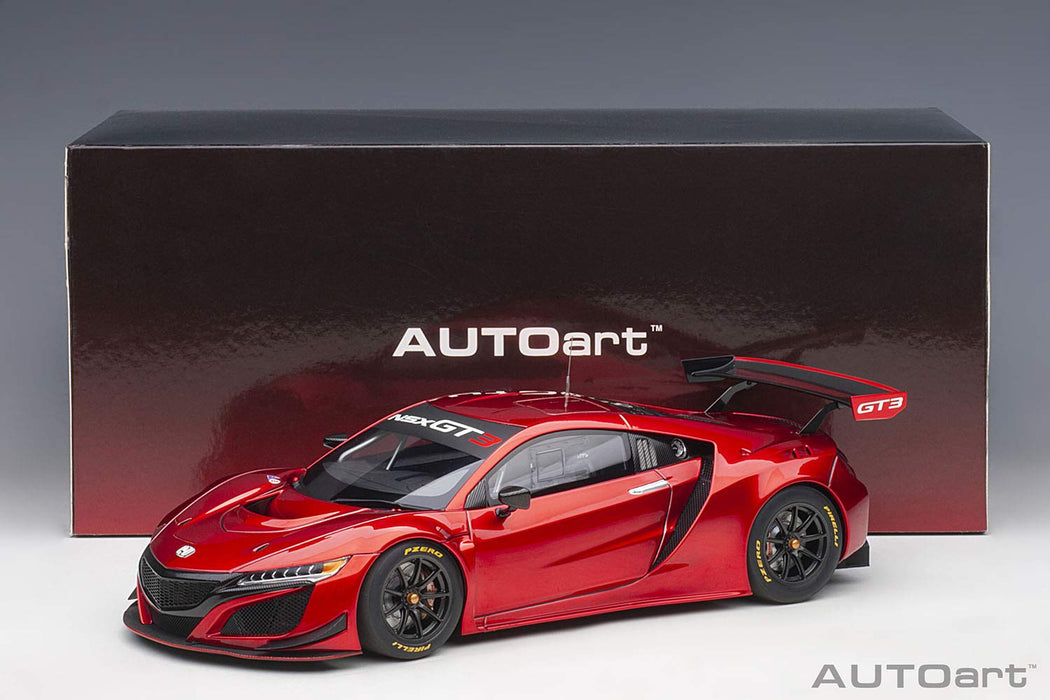 AUTOart 1/18 Honda NSX GT3 2018 Hyper-Red Finished Product 81895 Model Car NEW_5
