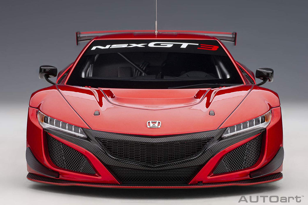 AUTOart 1/18 Honda NSX GT3 2018 Hyper-Red Finished Product 81895 Model Car NEW_6