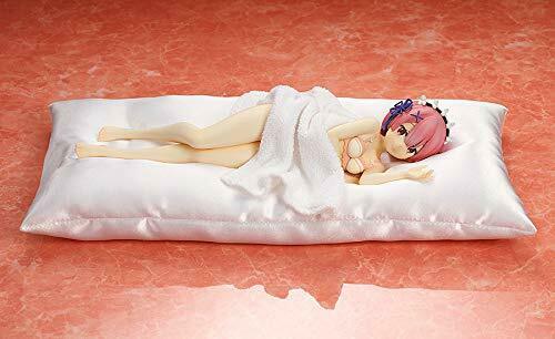 Kadokawa Re:Zero Ram 'Sleep Sharing' Pink Lingerie Ver. 1/7 Scale Figure NEW_3
