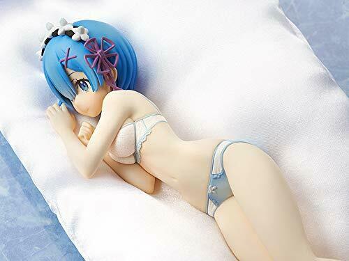 Kadokawa Re:Zero Rem 'Sleep Sharing' Blue Lingerie Ver. 1/7 Scale Figure NEW_7